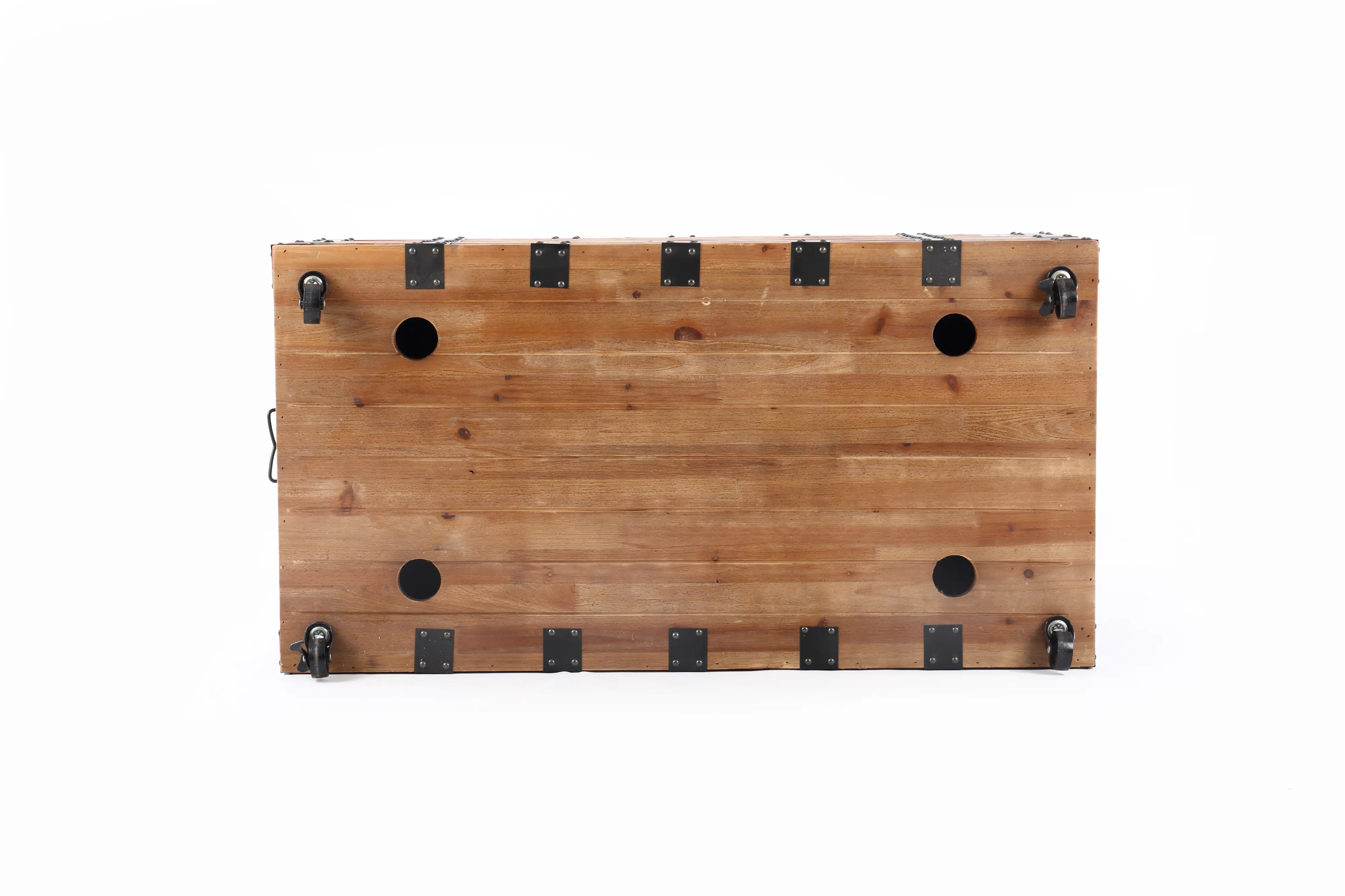 Natural Wood Trunk End Table - Raymond-7
