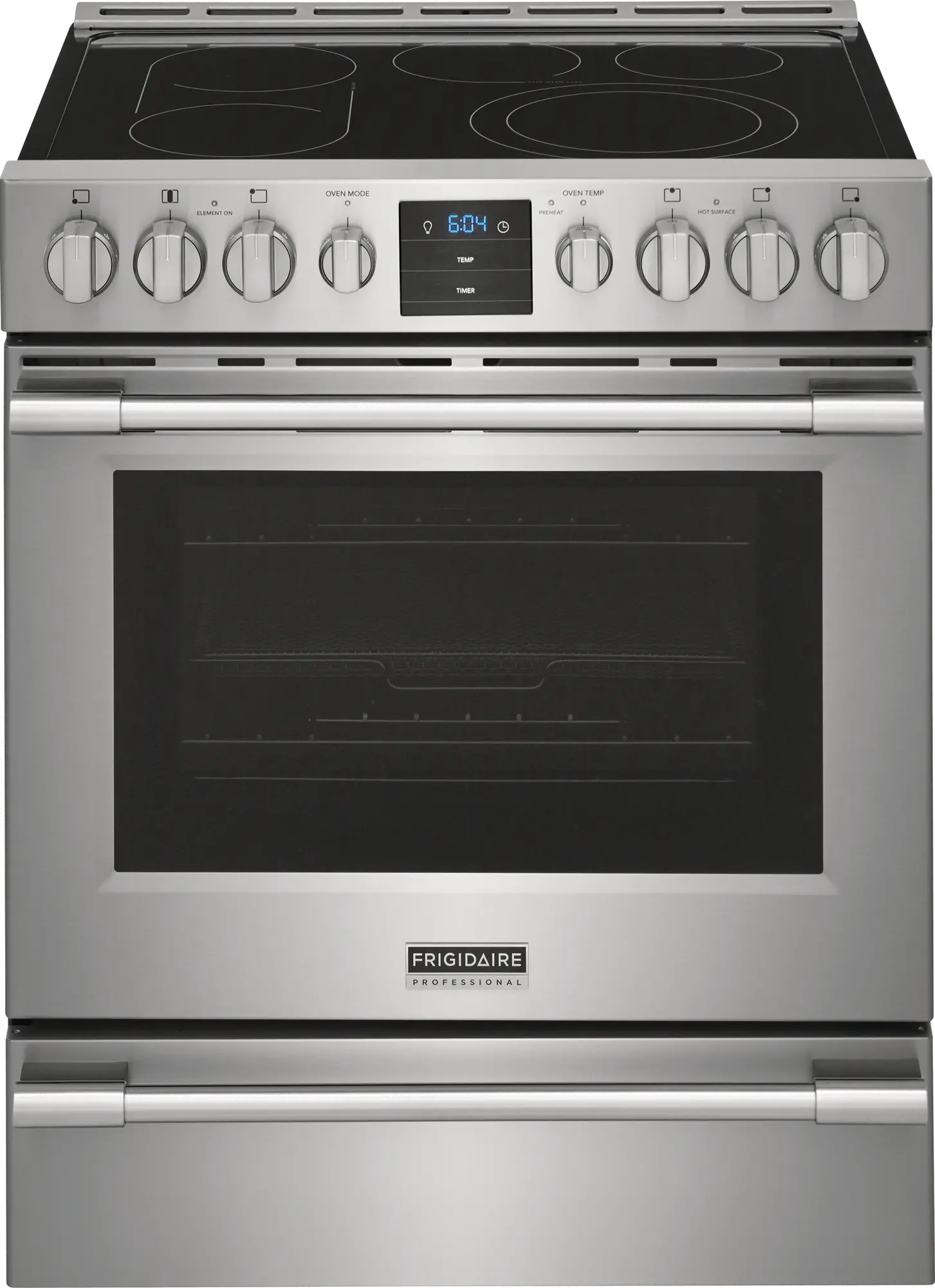 PCFE3078AF Frigidaire Professional 30 Inch Convection Range with Air Fry - 5.4 cu. ft., Stainless Steel-1