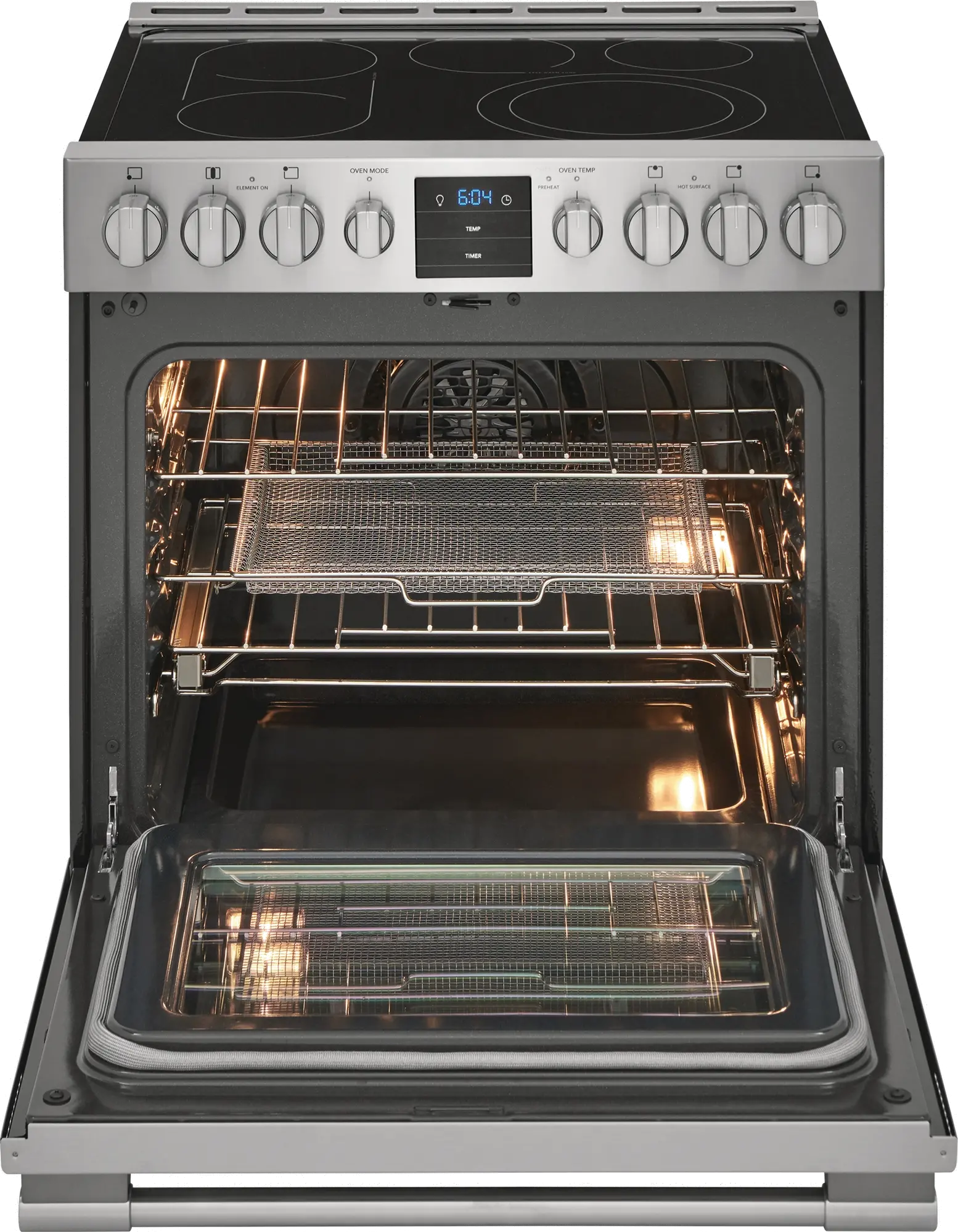 PCFE3078AF Frigidaire Professional 30 Inch Convection Range with Air Fry - 5.4 cu. ft., Stainless Steel-7