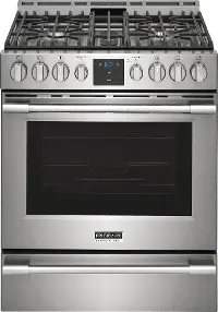 PCFG3078AF Frigidaire Professional 30 Inch Gas Range with Air Fry - 5.6 cu. ft. Fingerprint Resistant Stainless Steel