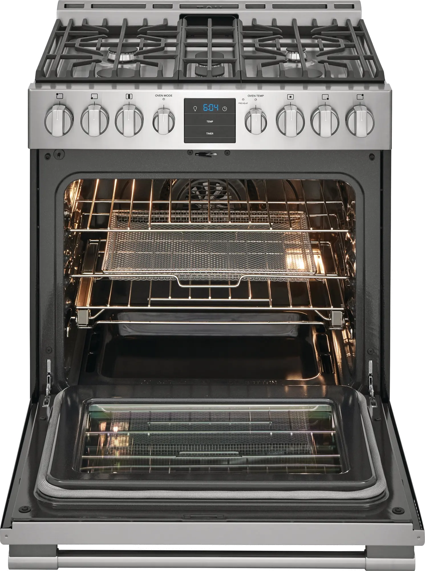 PCFG3078AF Frigidaire Professional 30 Inch Gas Range with Air Fry - 5.6 cu. ft. Fingerprint Resistant Stainless Steel-8