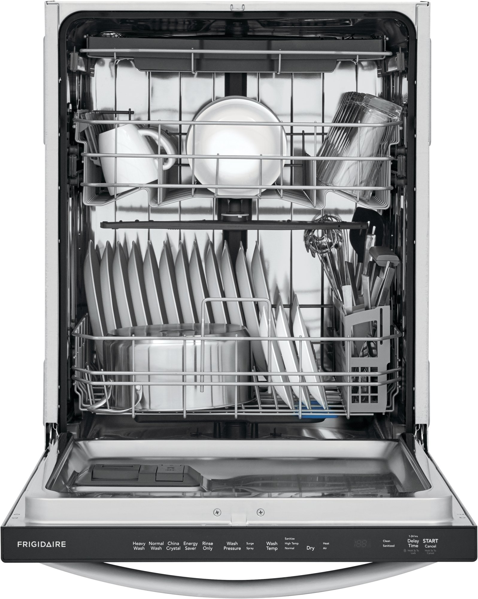 FDSH4501AS Frigidaire 24 Inch Dishwasher with BladeSpray Arms - Stainless Steel-4