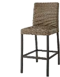 AFH03909P02 Ellery Wicker Counter Height Patio Stool