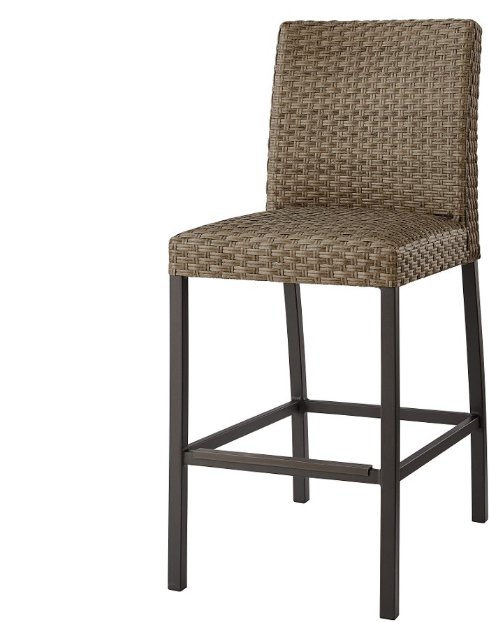 AFH03909P02 Ellery Wicker Counter Height Patio Stool