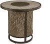 ARW04400P01 Light Brown Round Counter Height Fire Pit - Ellery