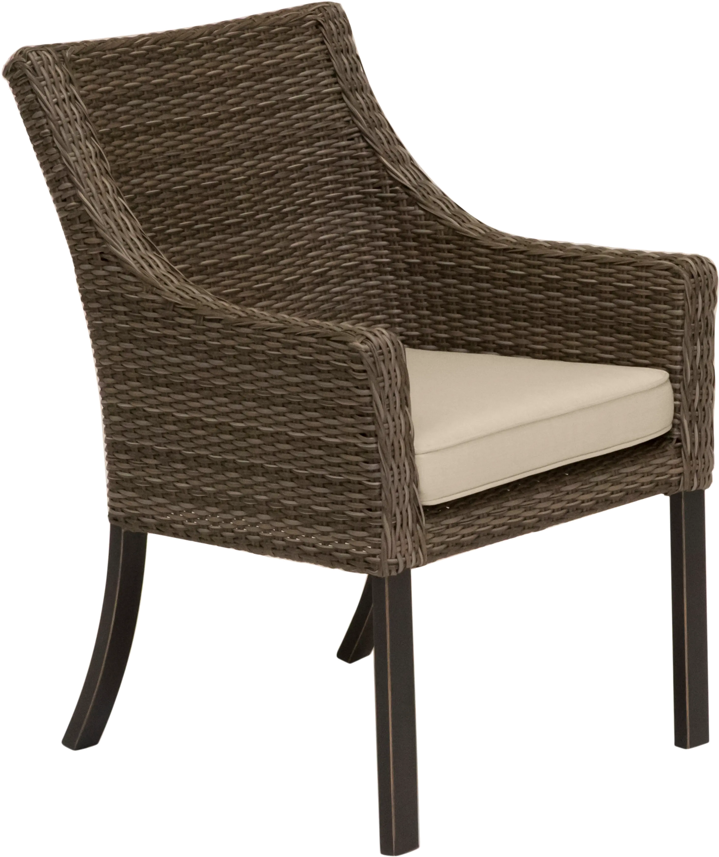 AFE03200P01 Oak Grove Wicker Patio Dining Chair-1