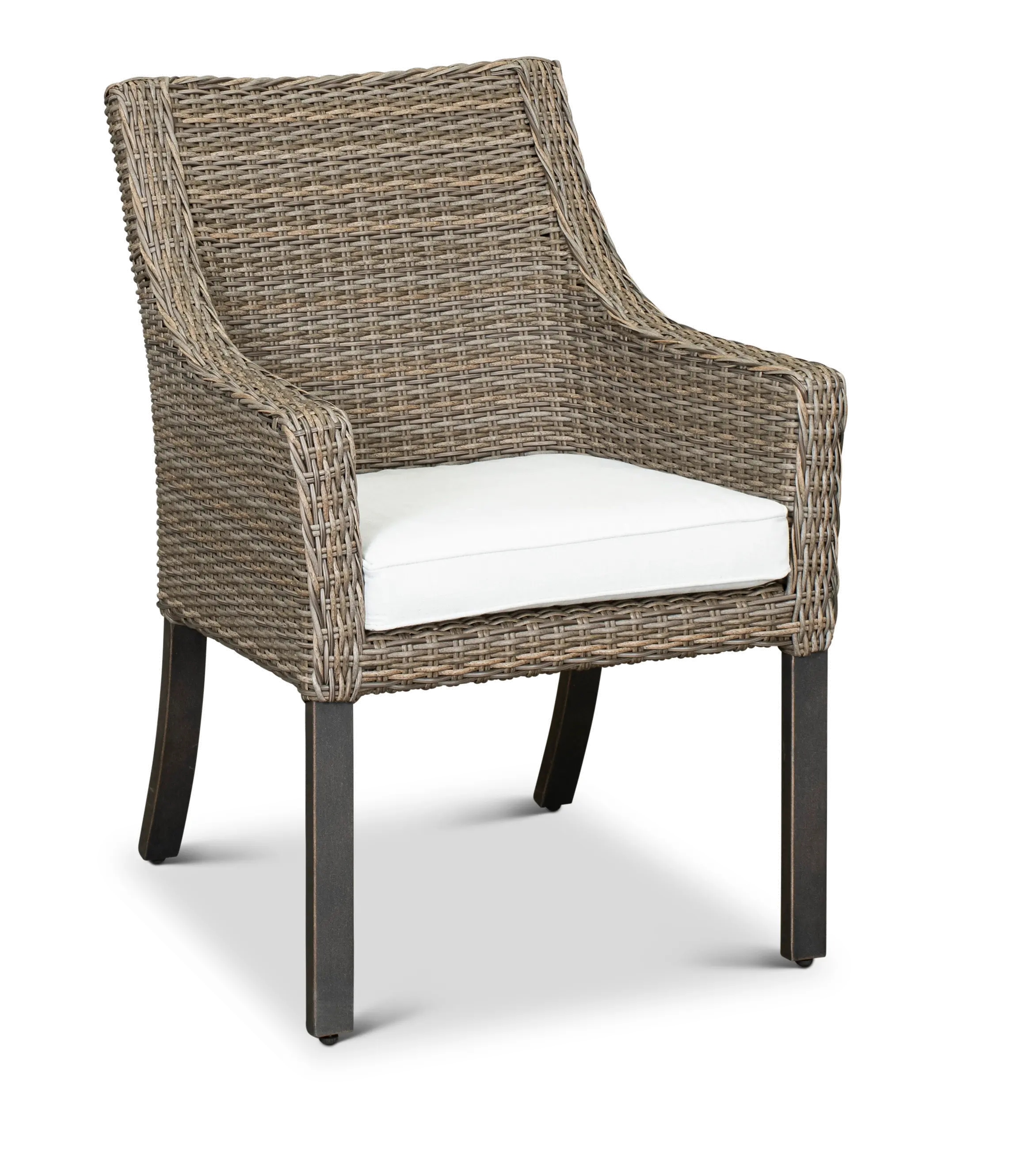 AFE03200P01 Oak Grove Wicker Patio Dining Chair-2