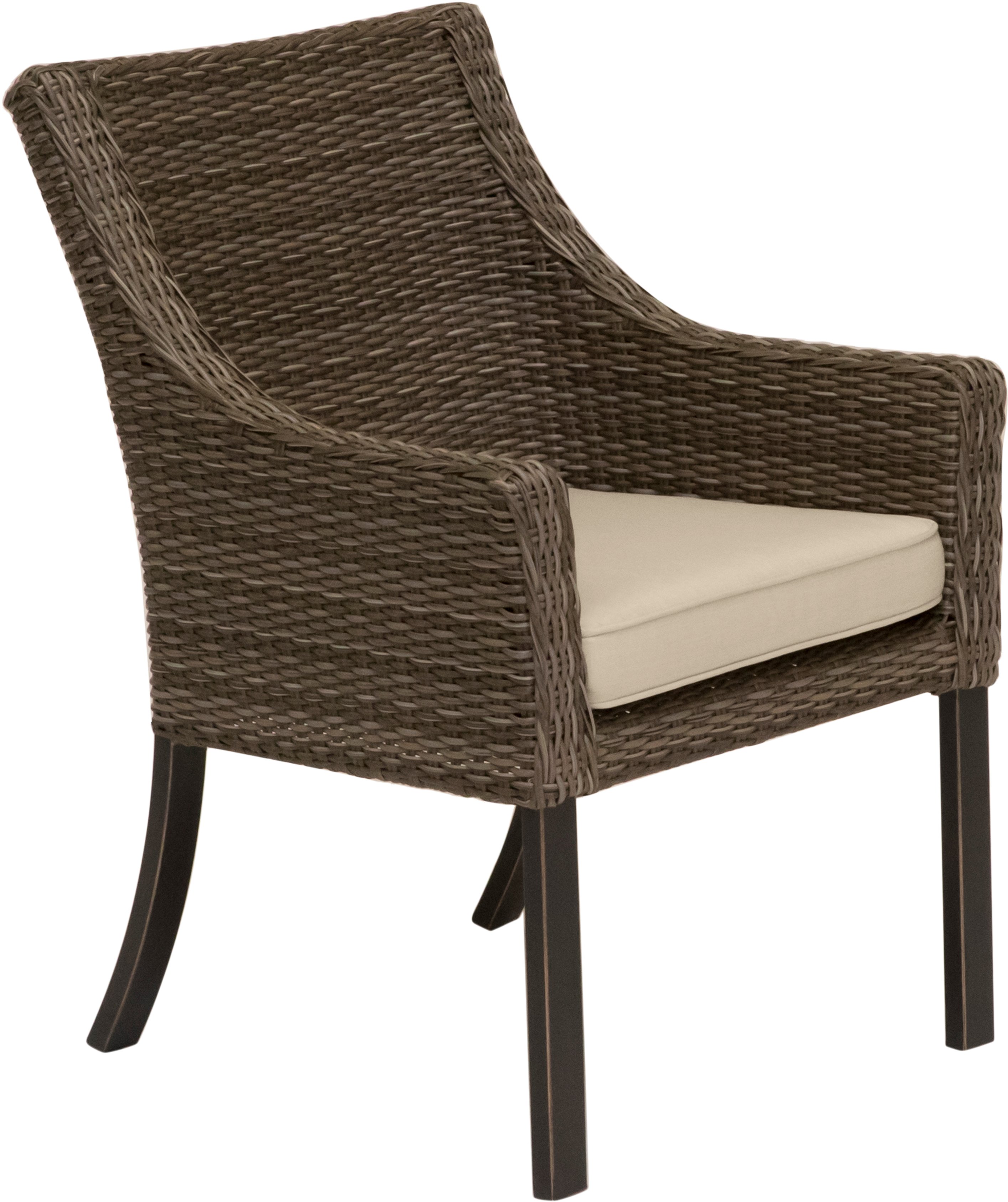AFE03200P01 Wicker Patio Dining Chair - Oak Grove-1