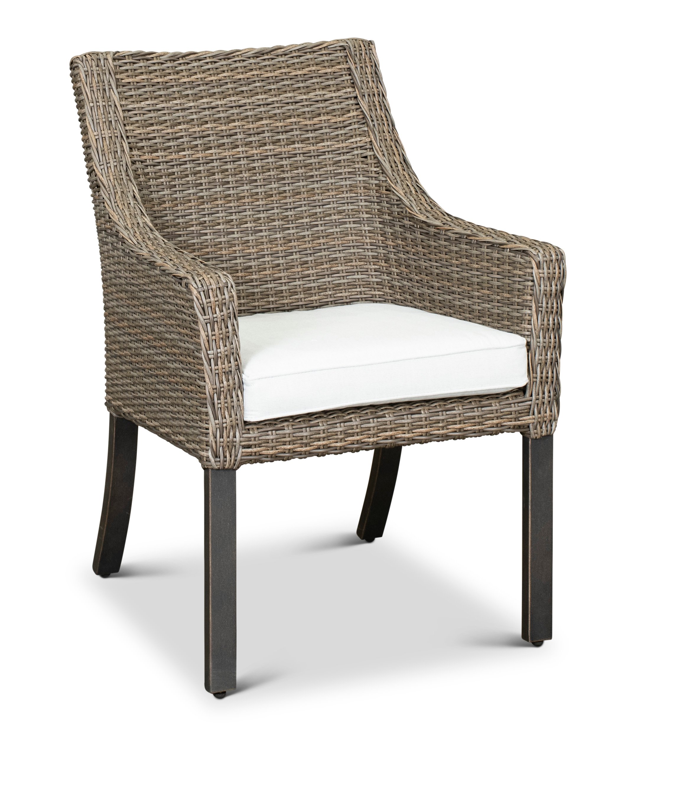 AFE03200P01 Wicker Patio Dining Chair - Oak Grove-2