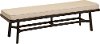 Canvas Patio Bench with Sunbrella Fabric - Oak Grove