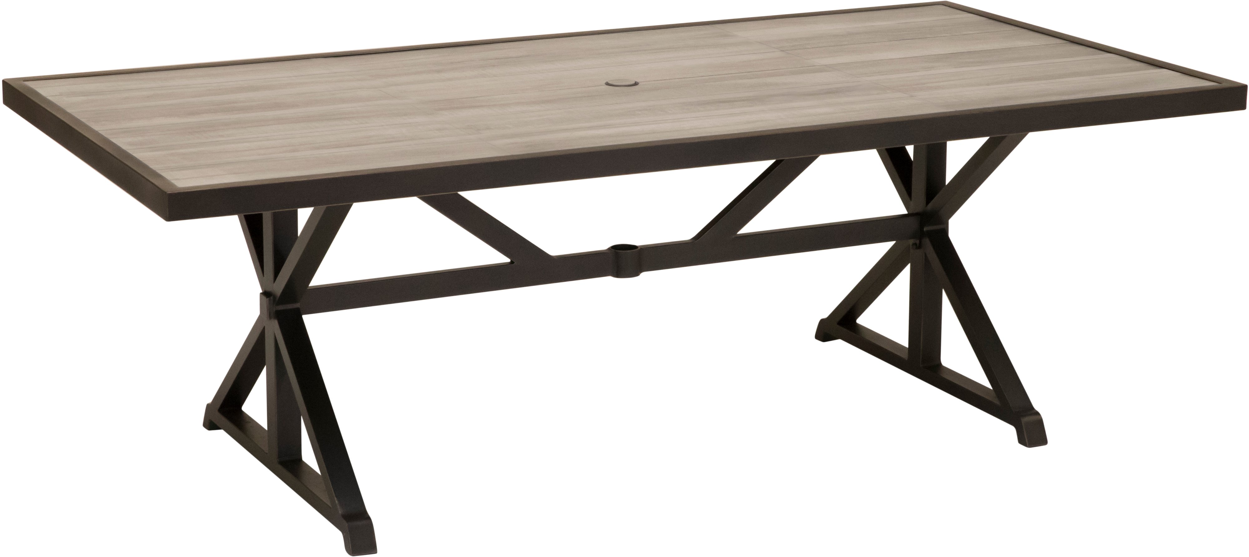 ALE21917P01 Rectangular Patio Dining Table - Oak Grove-1