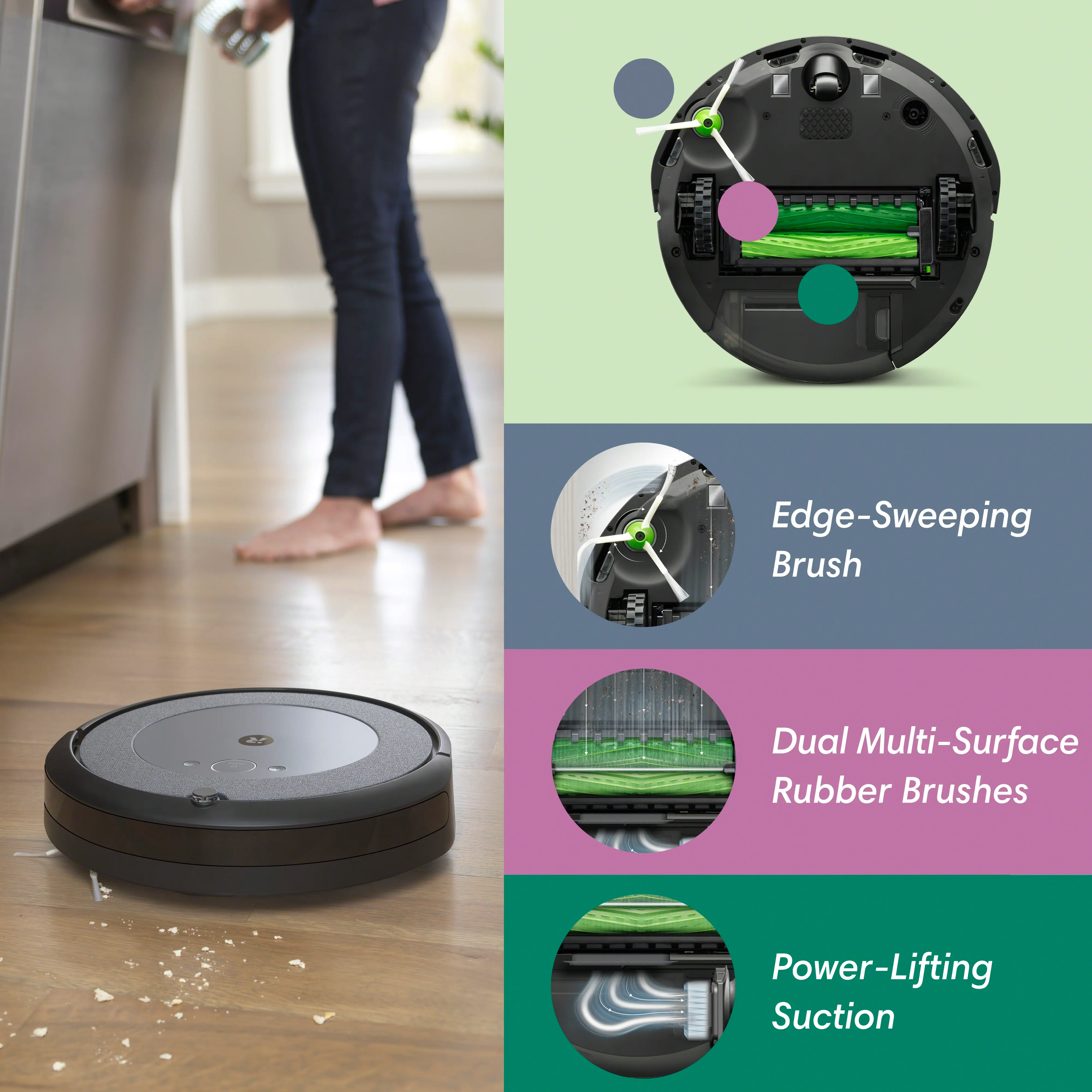 i355020 iRobot Roomba i3 with Base WiFi Connected Robot Vacuum-4