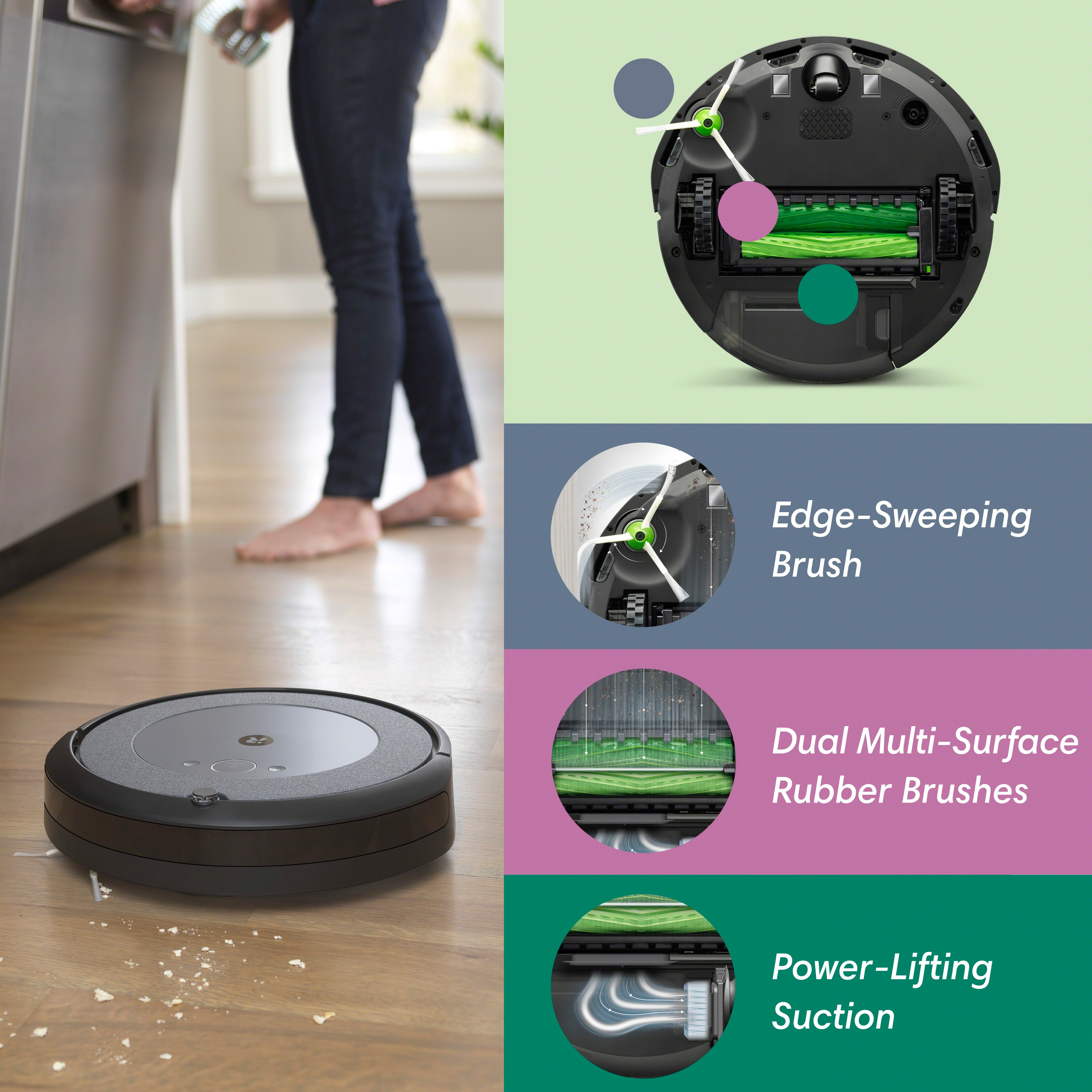i315020 iRobot Roomba i3 WiFi Connected Robot Vacuum-3