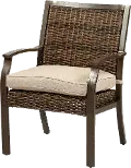 AFX07600P01 Trenton Wicker Patio Armchair