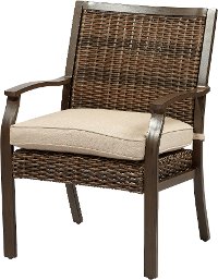 AFX07600P01 Wicker Patio Armchair - Trenton-1