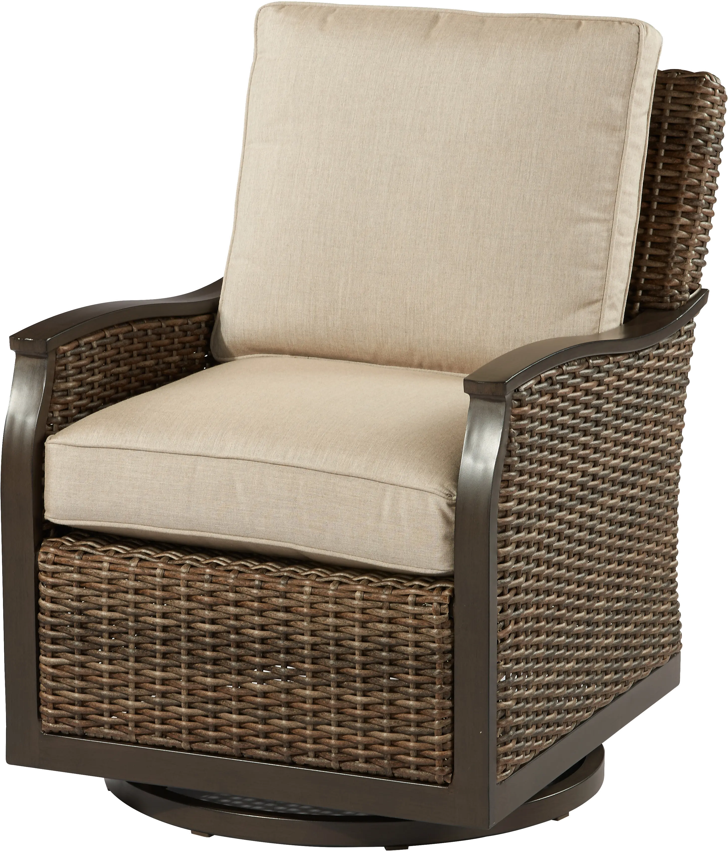 AGV04223P01 Patio Swivel Lounge Chair - Trenton-1