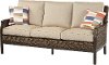 Ash Wicker Patio Sofa - Trenton