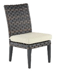 Armless Patio Dining Chair - Sunset-1