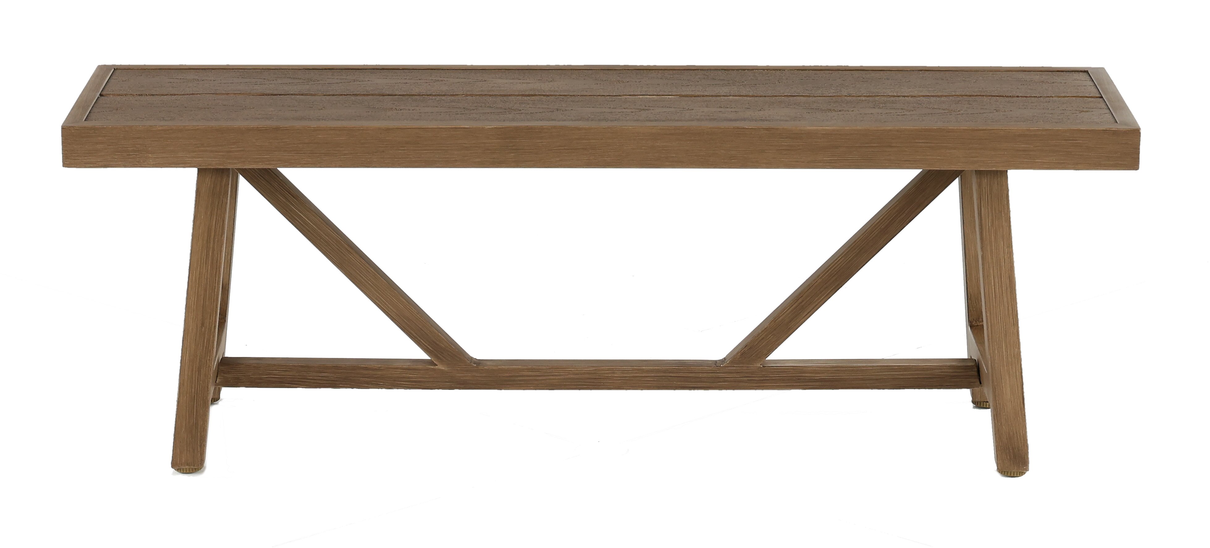 Sunset Barnwood Patio Bench-1
