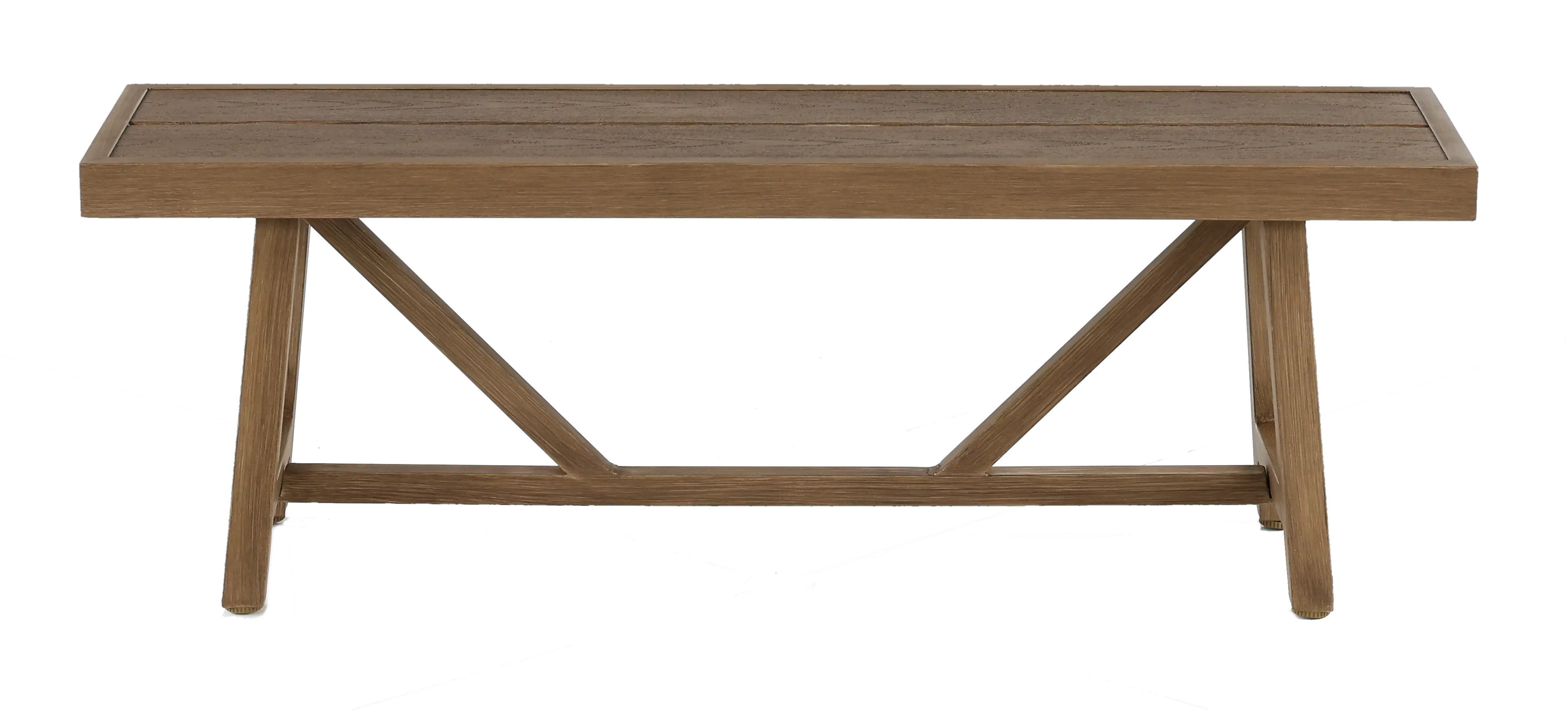 Sunset Barnwood Patio Bench-1