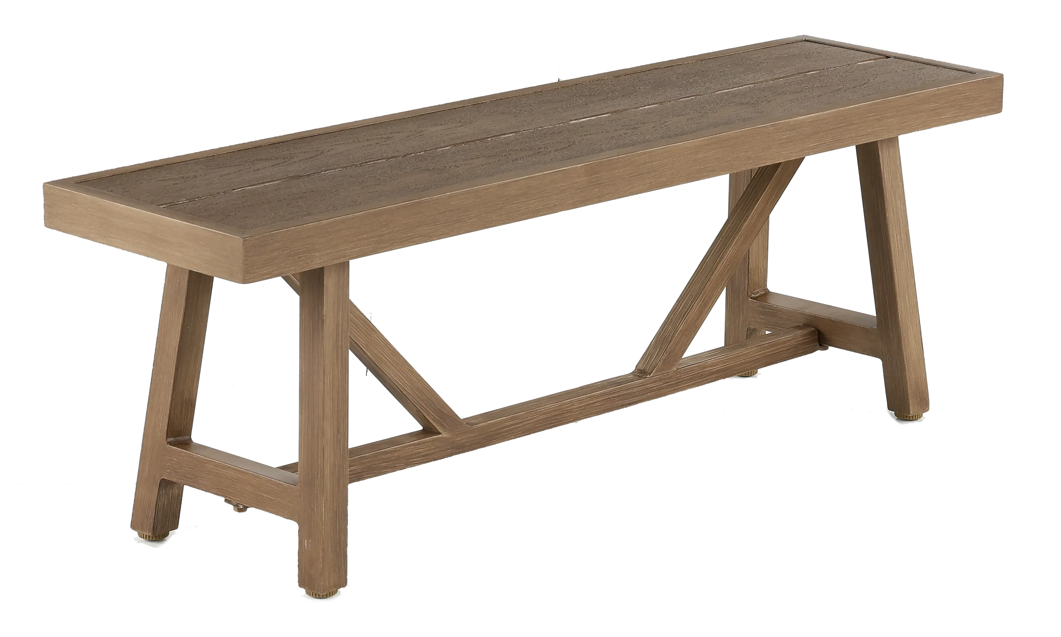 Sunset Barnwood Patio Bench-2