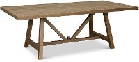 Barnwood Rectangular Patio Dining Table - Sunset