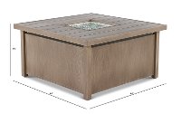 44 Square Patio Fire Pit - Sunset-2