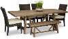 6 Piece Patio Dining Set - Sunset