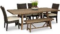Sunset 6 Piece Patio Dining Set-3