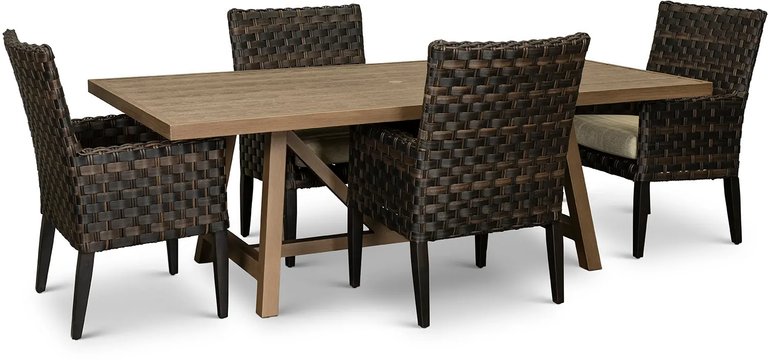 Sunset 5 Piece Patio Dining Set-2