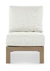 Monterey Cream Patio Armless Chair