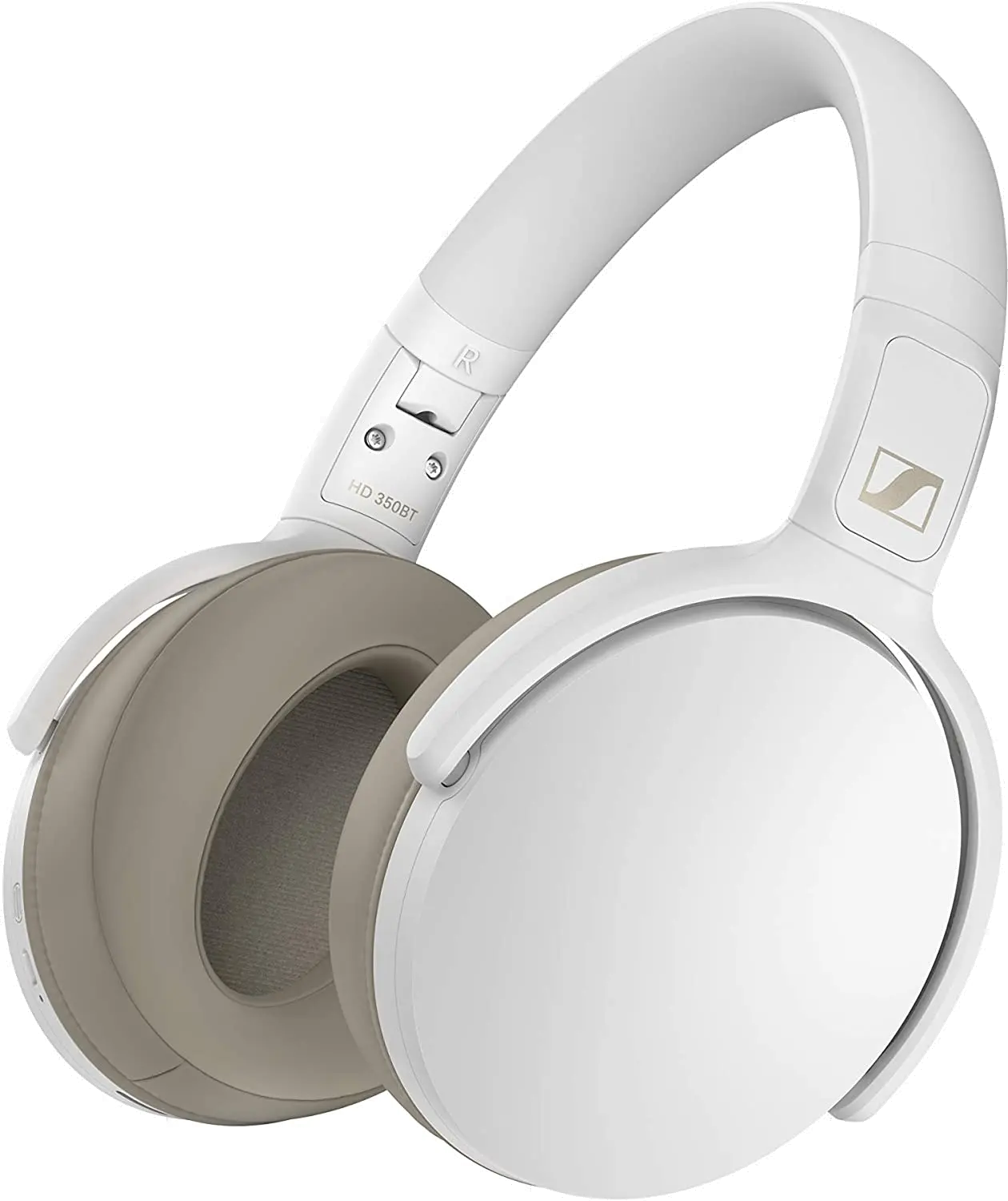 508385 Sennheiser HD 350BT Wireless Over the Ear Headphones - White-1
