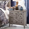 Farmhouse Dovetail Gray Nightstand - Paxton Place