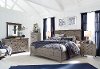 Farmhouse Gray 4 Piece Queen Bedroom Set - Paxton Place