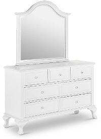 Jesse Traditional White Dresser