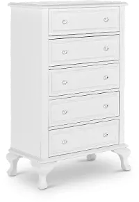Jesse Traditional White Chest of Drawers