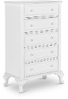 Traditional White Chest of Drawers - Jesse