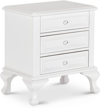 Jesse Traditional White Nightstand