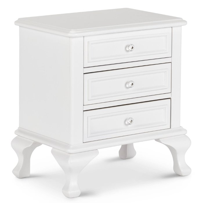 Jesse Traditional White Nightstand