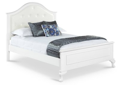 Jesse Traditional White Full Size Bed