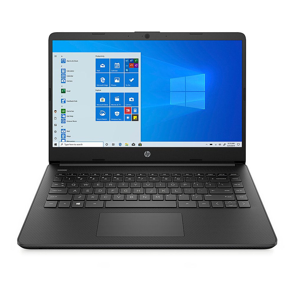 HP 14-FQ0020NR Black Laptop-1