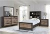 Rustic Brown 4 Piece Twin Bedroom Set - Harrison