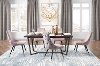 Pink Upholstered Dining Room Chair (Set of 2) - Piccolo