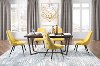 Yellow Upholstered Dining Room Chair (Set of 2) - Piccolo