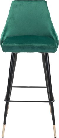 Green Upholstered Bar Stool - Piccolo-2