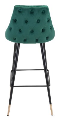 Green Upholstered Bar Stool - Piccolo-5