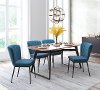 Blue Upholstered Dining Room Chair (Set of 2) - Tolivere