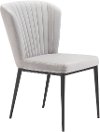 Gray Upholstered Dining Room Chair (Set of 2) - Tolivere