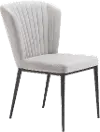 Gray Upholstered Dining Room Chair (Set of 2) - Tolivere