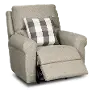1210-6/1605-58 Westport Gray Lay Flat Glider Recliner